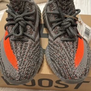 NWT Yeezy Boost 350 V2 - Grey/Orange